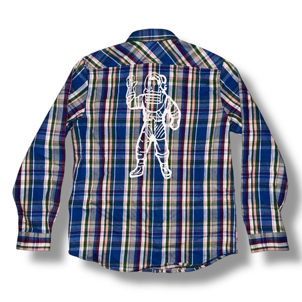 Billionaire Boys Club Shibuya Long Sleeve Woven Turkish Sea Men’s Medium Defect - Picture 1 of 10